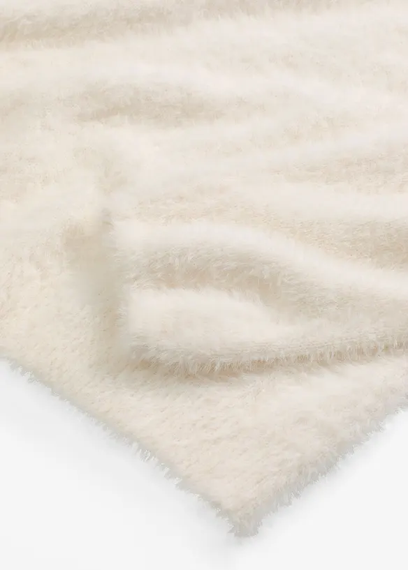 Trui in pluche look, bonprix