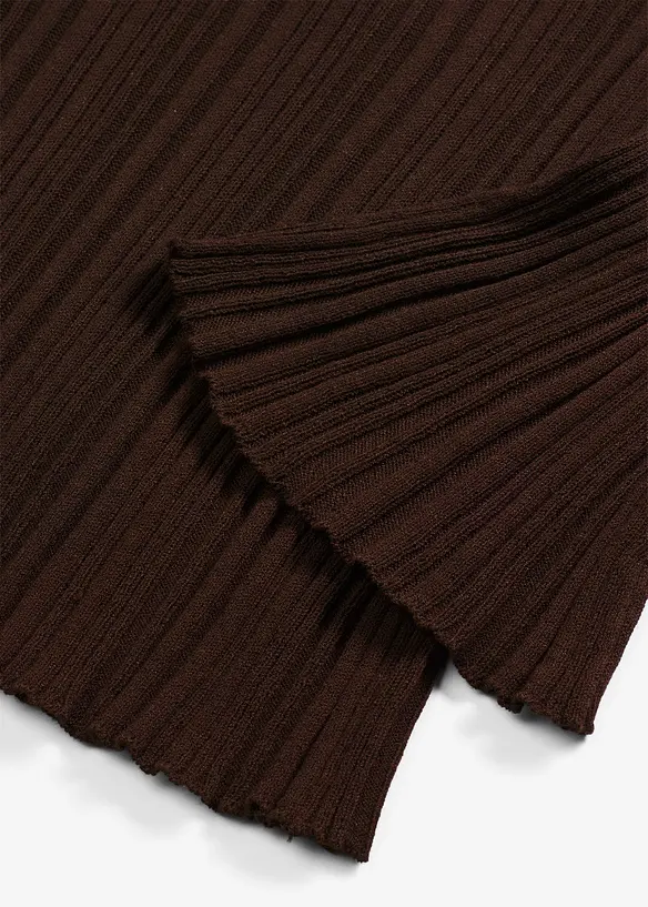 Semi-transparant gebreid shirt, bonprix