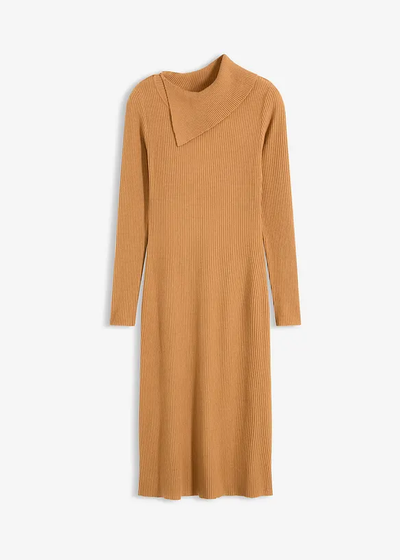 Gebreide jurk in een soepele viscosemix, bonprix