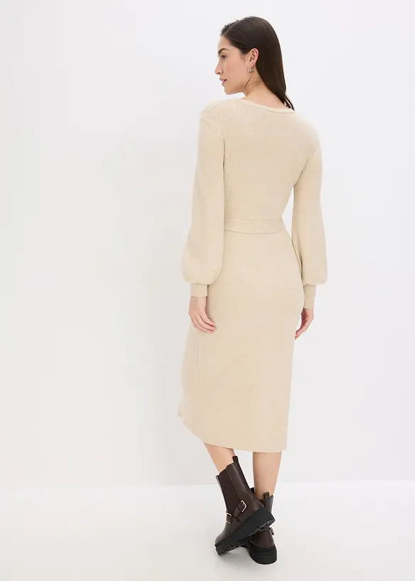 Gebreide jurk van soepele viscose, bonprix