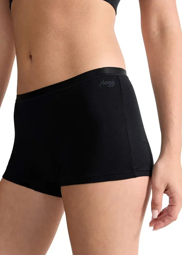 GO Daily Cotton short slips (set van 3), Sloggi