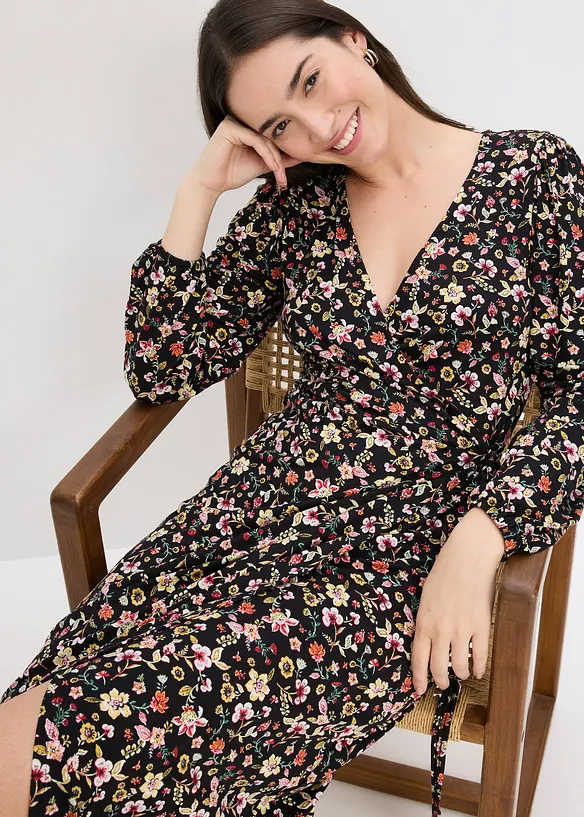 Jersey jurk van een viscosemix, bonprix