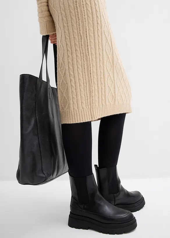 Gebreide midi jurk, bonprix