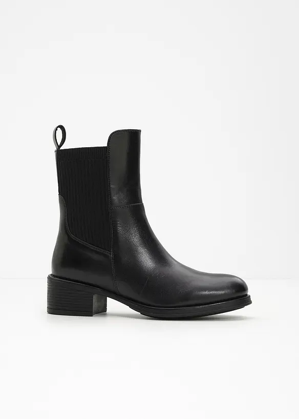 Boots van leer, bonprix