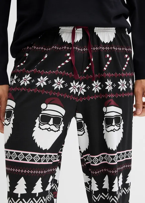 Pyjama van katoen met lange mouwen, bonprix