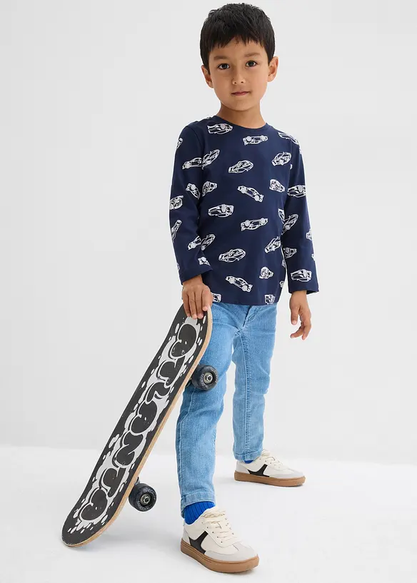Longsleeve met biologisch katoen (set van 2), bonprix