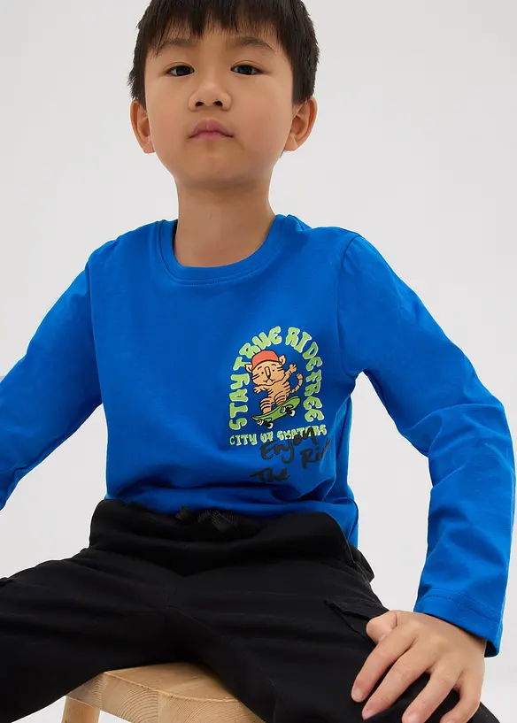 Longsleeve van biologisch katoen, bonprix