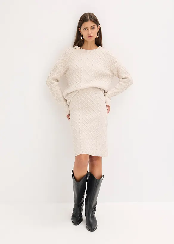 Gebreide rok, bonprix