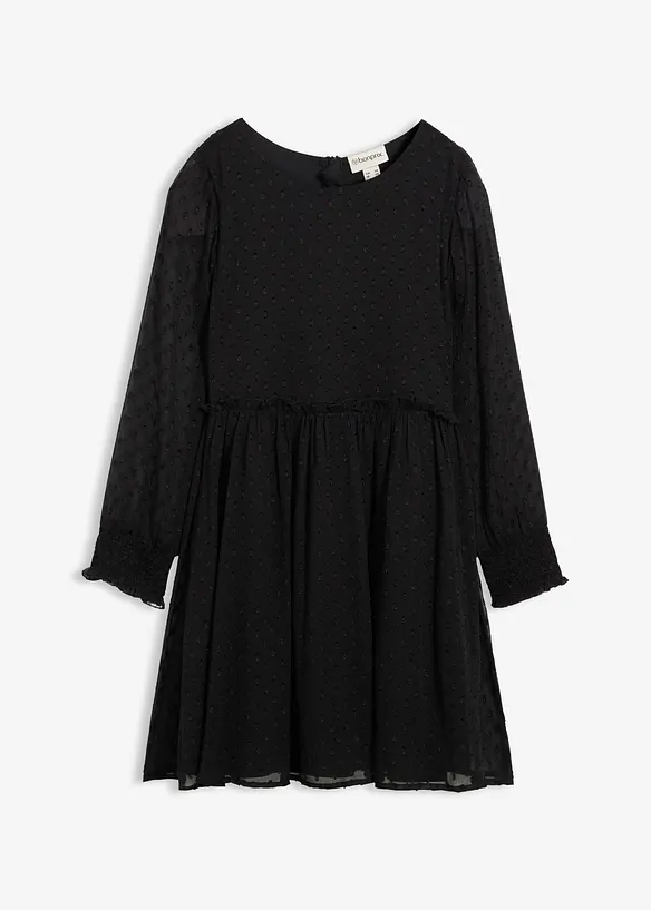 Feestelijke meisjes jurk van chiffon, bonprix