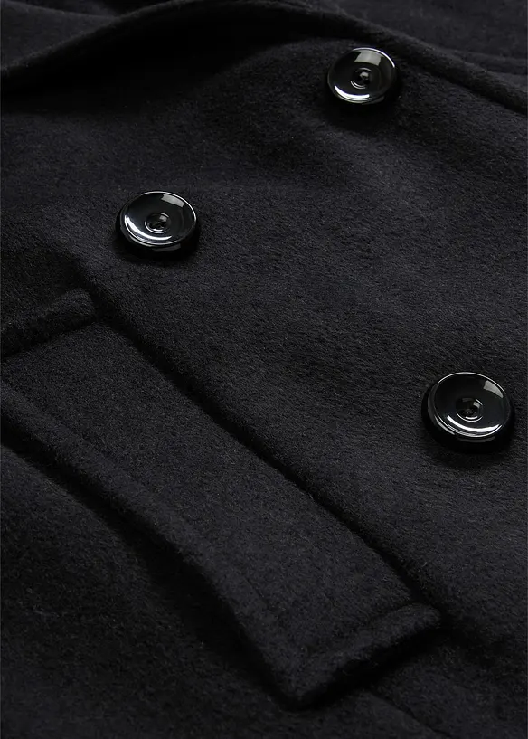 Peacoat in een wolmix, bonprix
