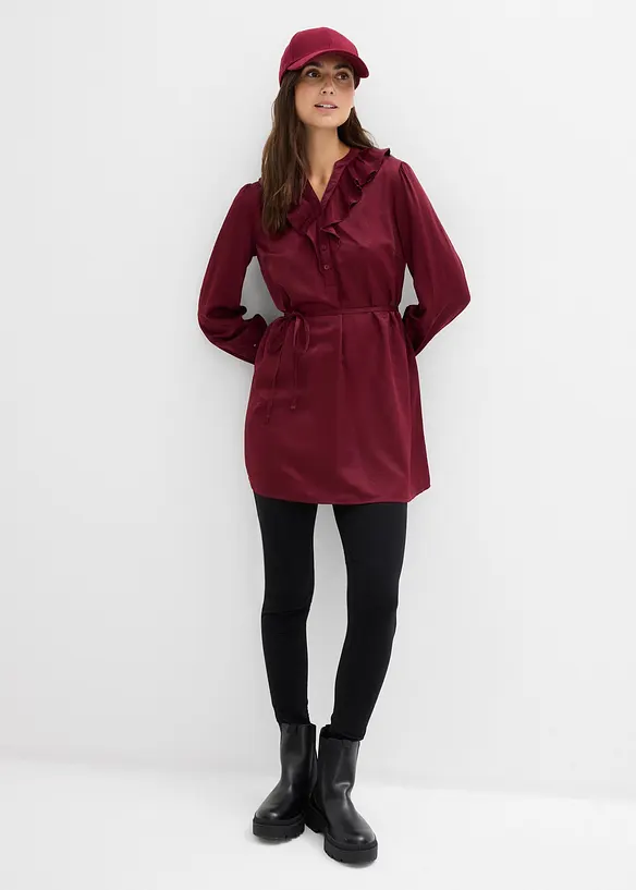 Zwangerschapsblouse van zacht satijn, bonprix
