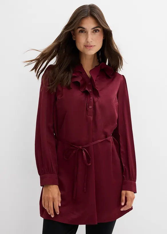 Zwangerschapsblouse van zacht satijn, bonprix