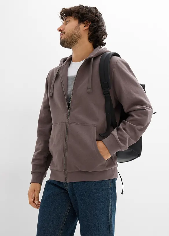 Hoodie met ritssluiting, bonprix