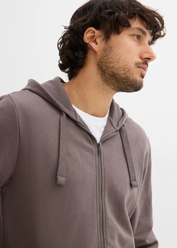 Hoodie met ritssluiting, bonprix