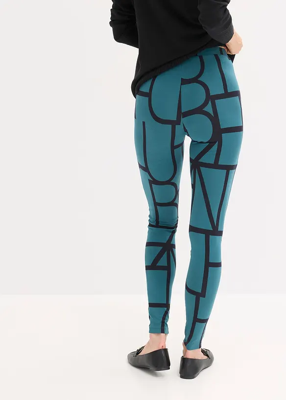 Legging met print, bonprix