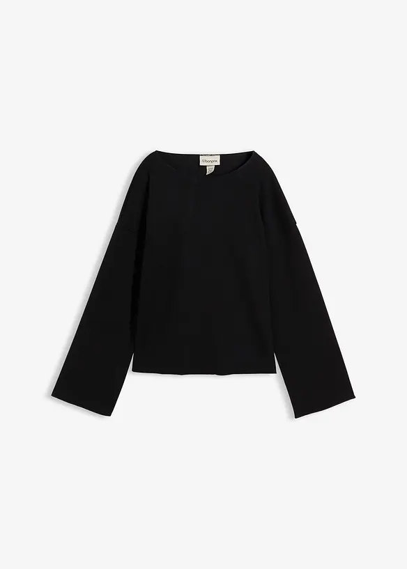 Geribde longsleeve, bonprix