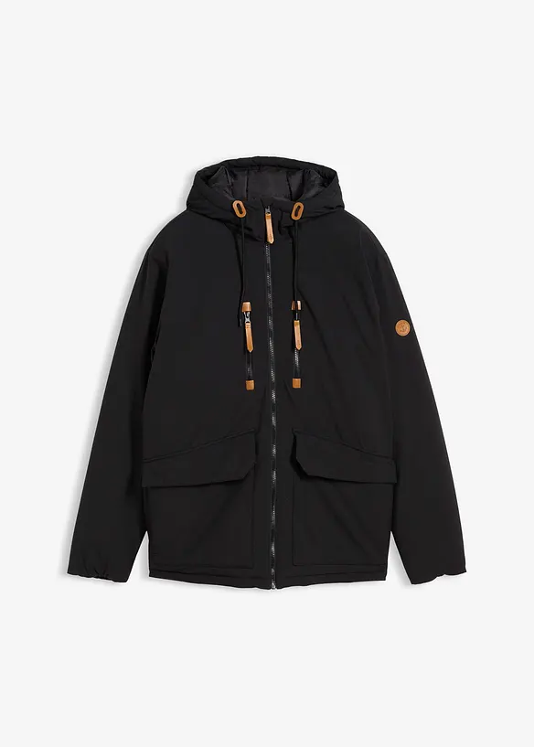 Gewatteerde parka met capuchon, bonprix