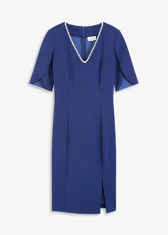 Kokerjurk met parelapplicatie, bonprix