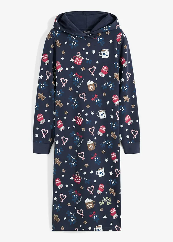 Sweatjurk met kerstmotieven, bonprix