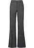 Broek met wijde pijpen, korte maten, bonprix