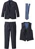 Pak met gilet en stropdas, regular fit (4-dlg. set), bonprix