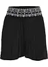Crinkle short van soepele viscose, bonprix