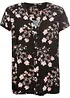 Blouse van viscose met korte mouwen, bonprix