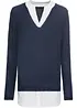 Trui met blouse-inzet, bonprix