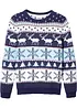 Kinderen trui met winters patroon, bonprix