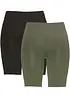 Biker short (set van 2), bonprix