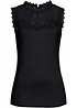 Top met kant in een viscosemix, bonprix