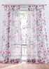 Transparant gordijn met bloemenprint (1 stuk), bonprix