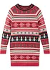 Meisjes gebreide jurk met wintermotieven, bonprix