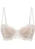 Strapless balconette bh van zachte kant, bonprix