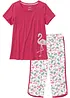 Capri pyjama van puur katoen, bonprix