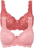 Minimizer bh met gewatteerde bandjes (set van 2), bonprix