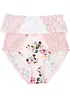Maxislip met sierlijk kant (set van 2), bonprix