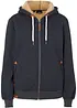 Sweatvest met teddy voering, bonprix