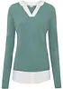 Trui met blouse-inzet, bonprix