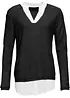 Trui met blouse-inzet, bonprix