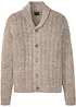Vest met geribd patroon, bonprix