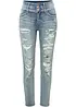 Skinny stretch jeans high waist, bonprix