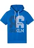 T-shirt met capuchon van dikke stof, bonprix