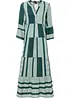 Maxi jurk met printvan soepele viscose, bonprix