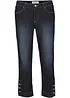 Slim fit mid waist jeans, cropped, bonprix