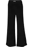 Wijde stretch corduroy broek, high waist, bonprix