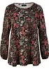 Gedessineerde shirt tuniek van katoen, bonprix