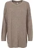 Oversized trui met kabelpatroon, bonprix