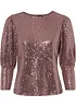 Shirt met pailletten, bonprix