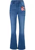 High waist jeans met comfortband, bootcut, bonprix